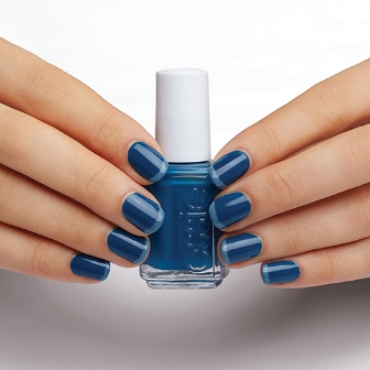 Essie French blue manicure