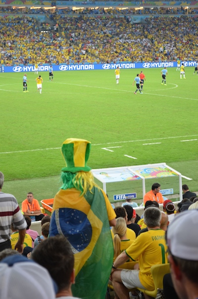 June 28, 2014 Mr. Brazil makes an appearance at Match 50