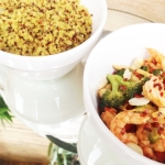 Kung Pao Shrimp and Wasabi Quinoa
