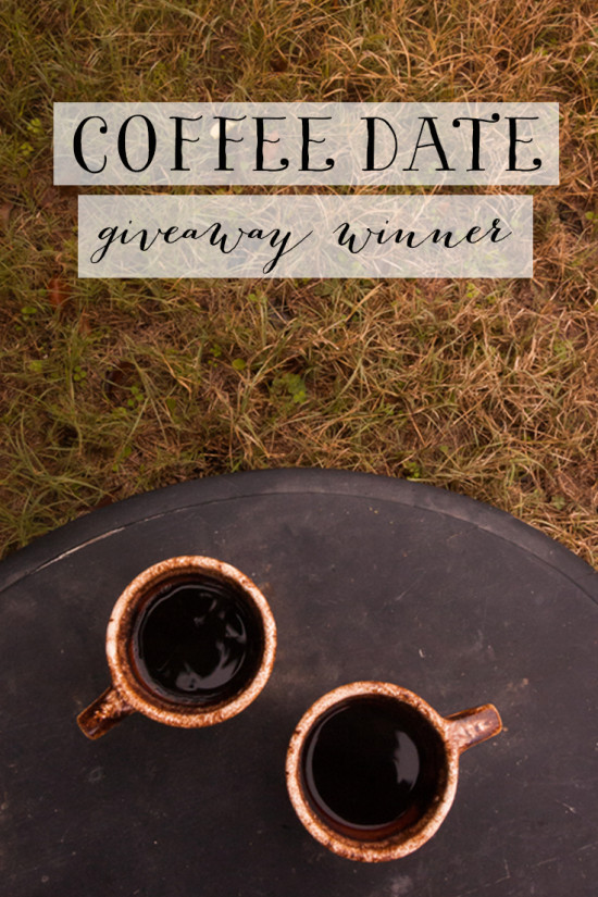 Coffee Date Giveaway | Model Behaviors