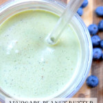 AdvoCare Peanut Butter and Blueberry Smoothie