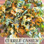 Curried Cashew Kale Chips