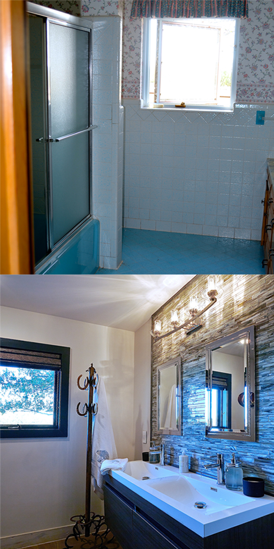 DIY Ranch Design Series: The Blue Bathroom | Model Behaviors