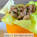 Gluten-Free Boeuf Bourguignon Stuffed Peppers