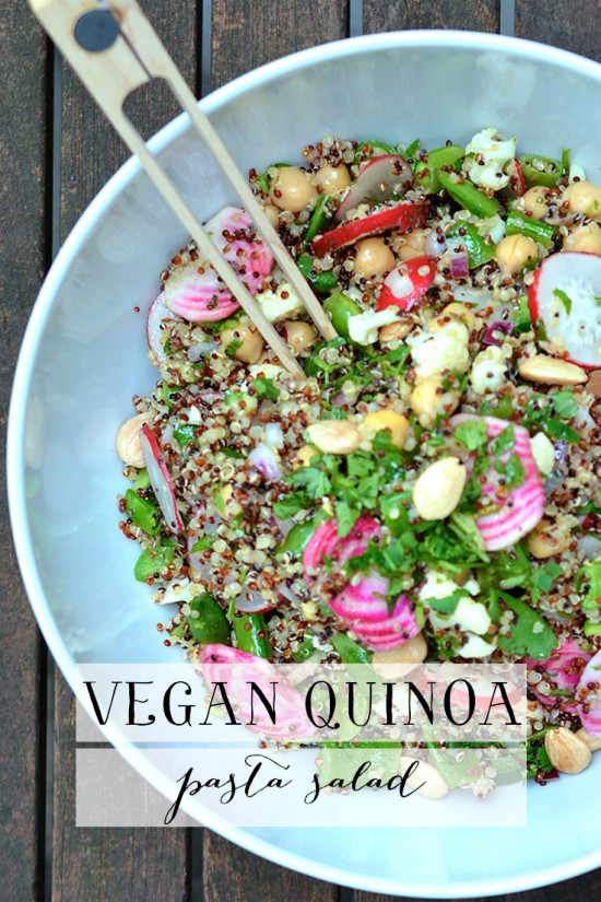 Vegan Quinoa Pasta Salad | Model Behaviors