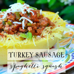 Turkey Sausage Spaghetti Squash