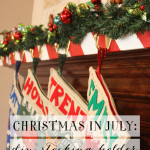 Christmas in July: DIY Stocking Holder