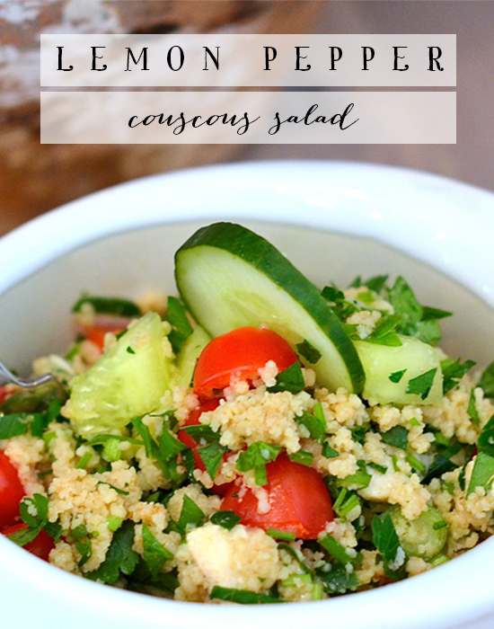 Lemon Pepper Couscous Salad | Model Behaviors