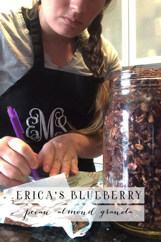 Erica's Blueberry Pecan-Almond Granola | Model Behaviors