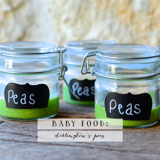 BABY FOOD: Darlington's Peas | Model Behaviors