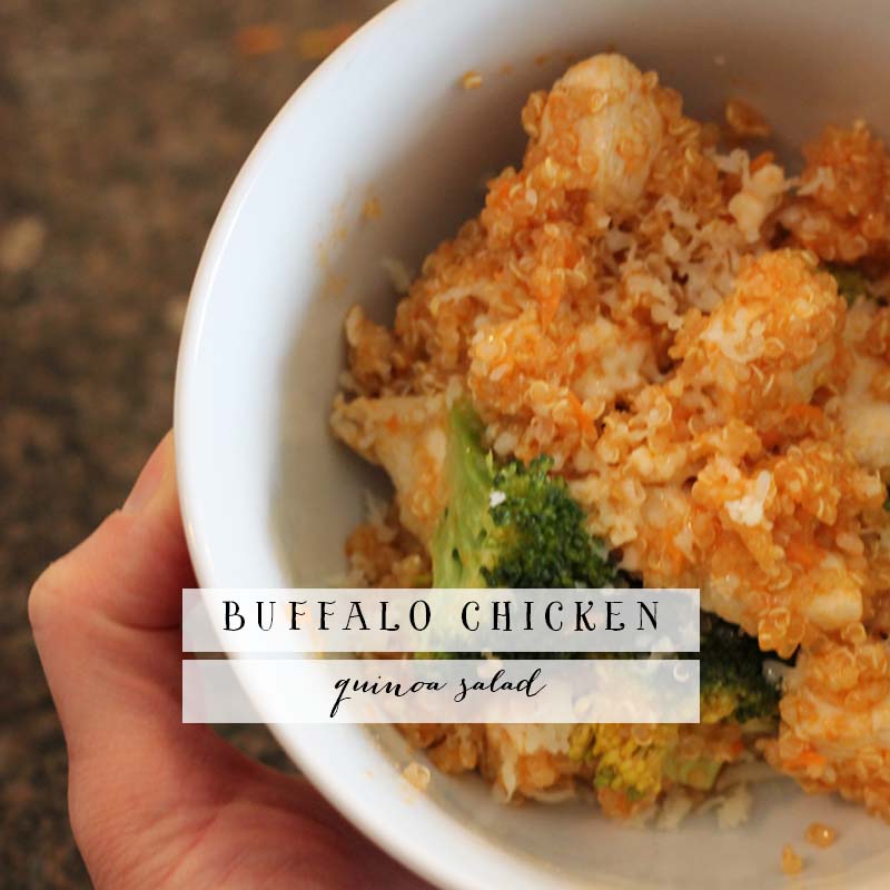 Buffalo Chicken Quinoa Bowl | Model Behaviors