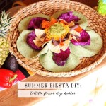 Summer Fiesta DIY: Tortilla Flower Dip Holder