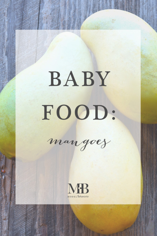 Baby Food: Mangoes | Model Behaviors