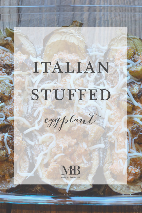 Italian Stuffed Eggplant | Model Behaviors
