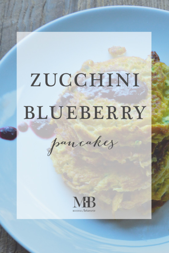 Zucchini Blueberry Pancakes | Model Behaviors